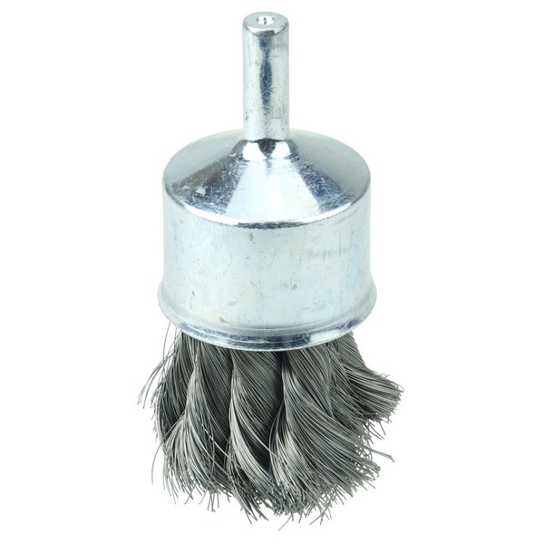 Weiler 1-1/8" Knot Wire End Brush, .0118" Steel Fill 10187